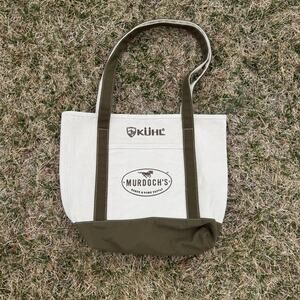 Kuhl x Murdoch's Ranch Supply White Green Canvas Tote Bag Shoulder Bag (17 x 15)